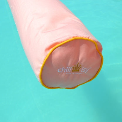 Schwimmnudel Happy Colors Luxus, Farbe: Rosa Gelb. Verwendung: Wasser, Indoor, Outdoor, Yacht. Marke: chillisy, Kollektion: Summertime.
