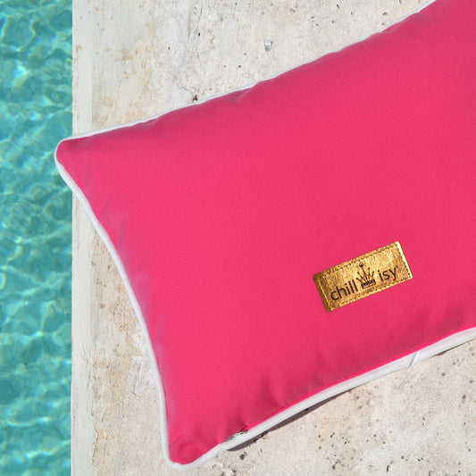 Pink outdoor cushion Lampone