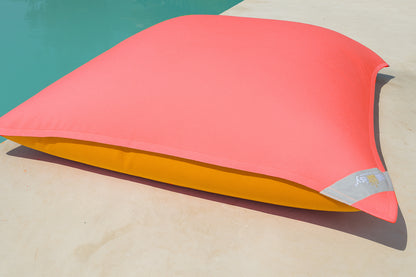 Pool Sitzsack Double-Side Pink Grapefruit Gelb