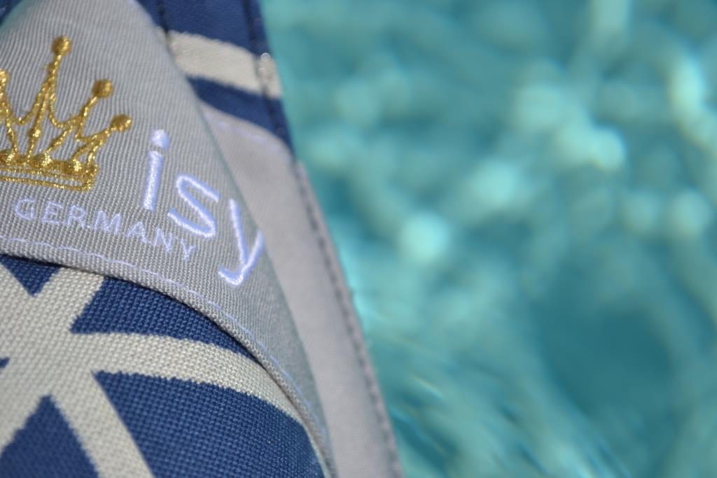 Poolkissen, Pool Sitzsack, Luxus Luftmatratze, Farbe: Türkis, Blau, chillisy, 160x120 cm, schwimmt auf dem Wasser, online kaufen.