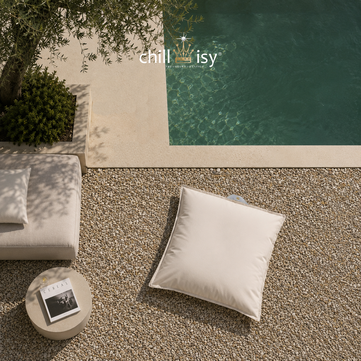 Schwimminsel Float Formentera 60x60 100x100 130x130 | Made in Germany