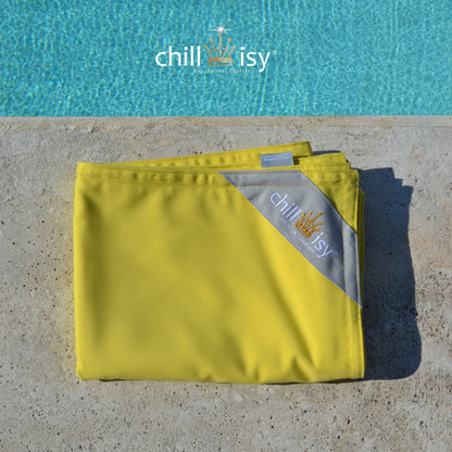 Poolkissenbezug Maxi 190x130 cm in Limonen Gelb