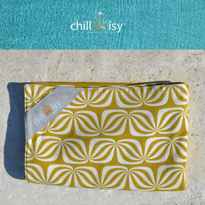 Poolkissenbezug Maxi 190x130 cm Goldfalter von chillisy