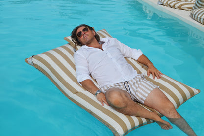 Pool Sitzsack LE CLUB Beige Gestreift
