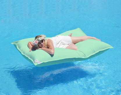 Premium Poolkissen Midi 160x120 cm Mint, chillisy hergestellt in Deutschland