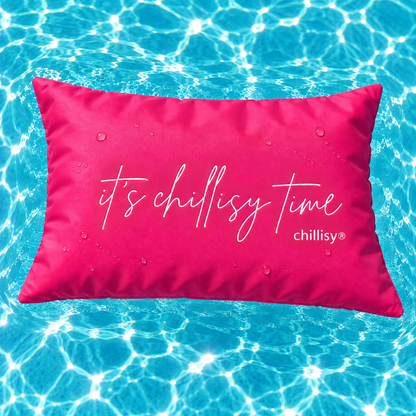 Rotes Schwimmkissen Piccolino von chillisy mit 40 x 30 cm