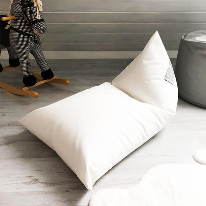 Sitzsack und Liegesack für Kinder, Farbe: Weiß, hergestellt von chillisy in Deutschland. Online kaufen.