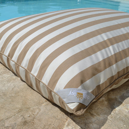 Pool Sitzsack LE CLUB Beige Gestreift