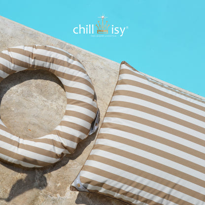 Pool Sitzsack LE CLUB Beige Gestreift