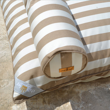 Pool Sitzsack LE CLUB Beige Gestreift