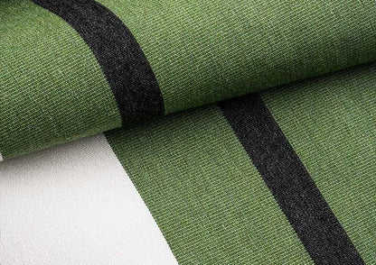 Kissen Sunbrella® Stripes Canyon Grün
