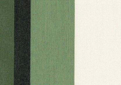 Kissen Sunbrella® Stripes Canyon Grün
