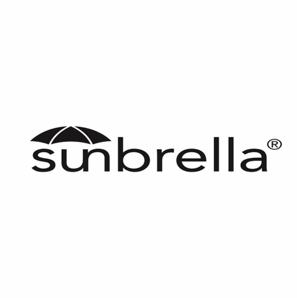 Kissen Sunbrella® Backbord Schwarz Weiß