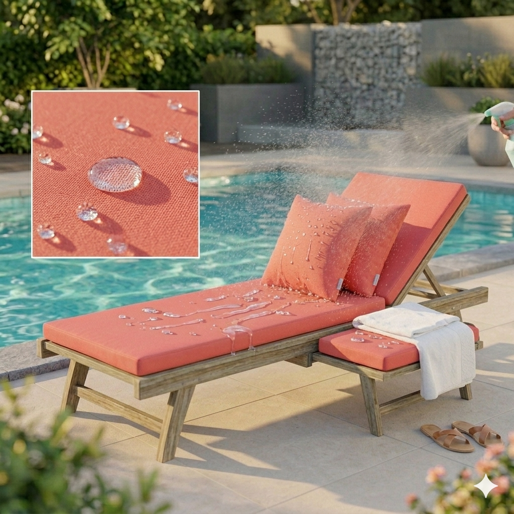 Wasserabweisende Kissen und Polster für Outdoor von chillisy hergestellt in Deutschland.