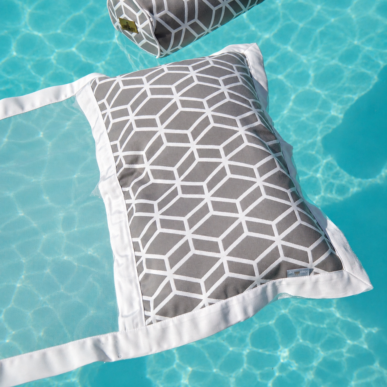 Wasserhängematte Pool-Hängematte Crystal Grau